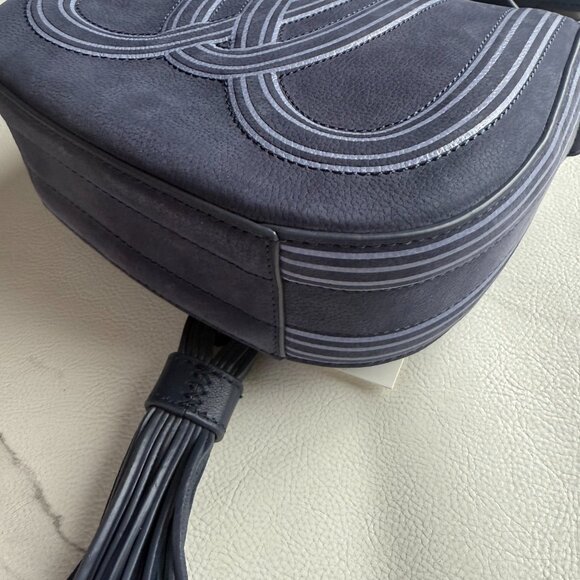 'Mini' Tassel Leather Saddle Bag - Picture 5 of 5